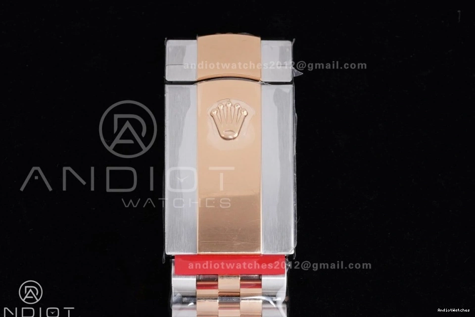 41 on SS Jubilee 591 126331 904L DateJust RG SH RG Steel Bracelet Best 1:1 Clean Premium Dial Edition Diamonds 1229